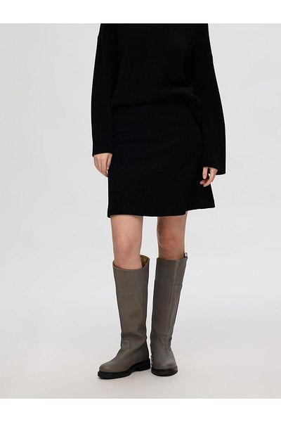 Selected Femme Minirock 100% Woll