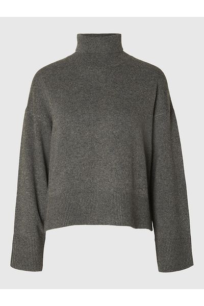 Selected Femme Pullover Wollgemisch Rollkragen