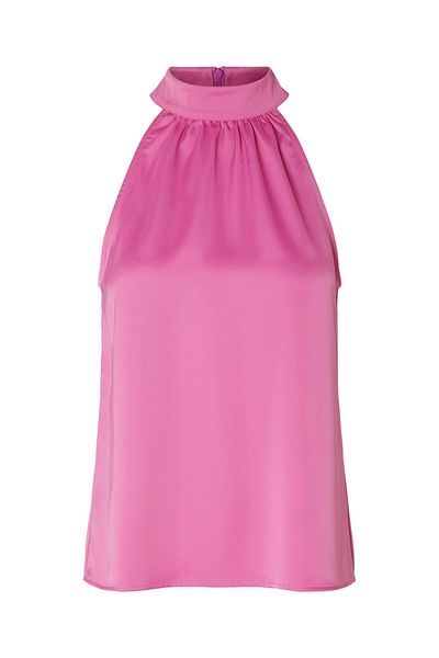 Selected Femme Neckholder-Top Satin