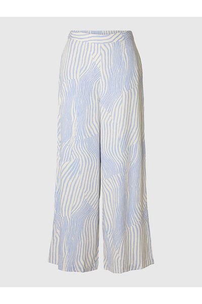 Selected Femme Hose mit weitem Bein Print