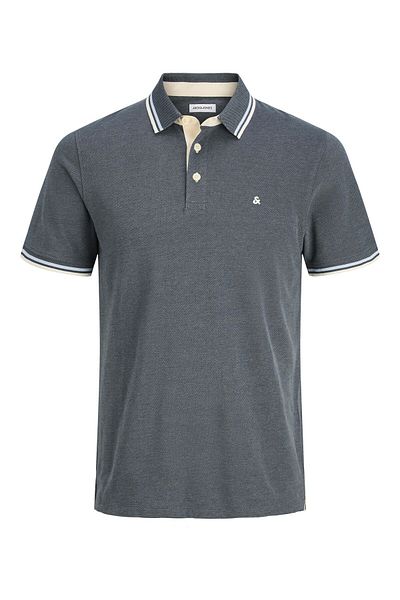 Jack & Jones Poloshirt Einfarbig Hemdkragen Poloshirt