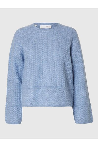 Selected Femme Strickpullover Strukturierter
