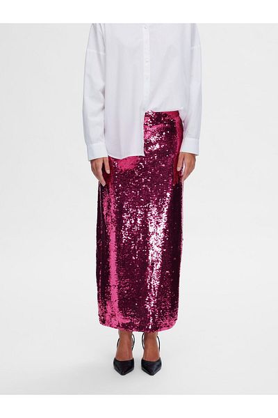 Selected Femme Maxirock Pailletten