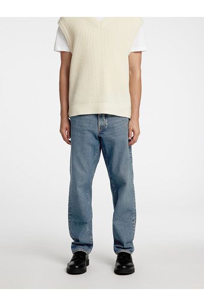 Selected Homme Regular Tapered Fit Jeans Hellblaue