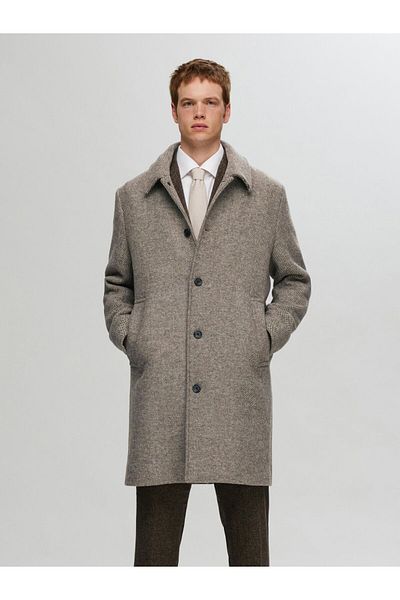Selected Homme Wollmantel Klassischer