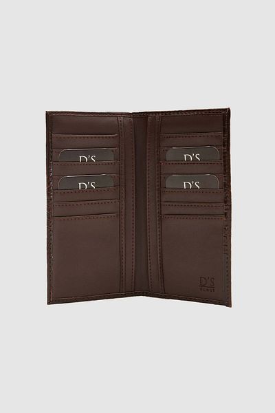 D'S Damat Кафяв портфейл Ds Groom