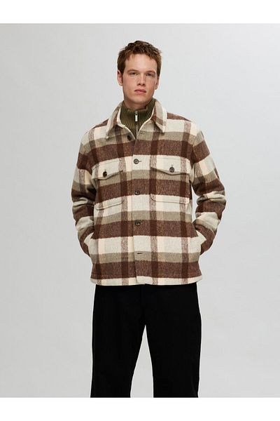 Selected Homme Shacket Karierte