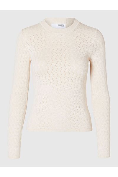 Selected Femme Stricktop Langarm
