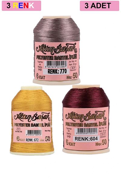 Royaleks 3 Pieces of Gold Spike and Lace Rope 20 g - Royaleks - No: 672 - 604 - 770