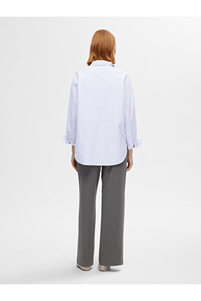 Selected Femme Hemd Oversized Baumwoll