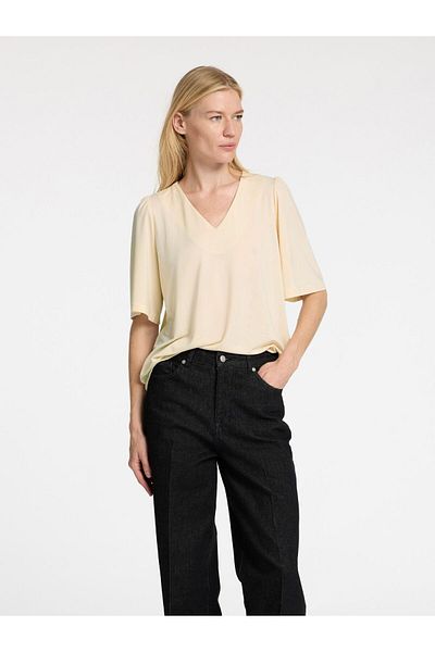 Selected Femme Top mit V-Ausschnitt Loose Fit