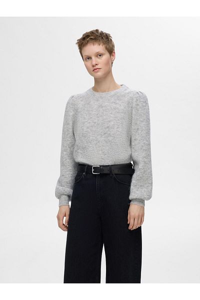 Selected Femme Strickpullover Langärmeliger