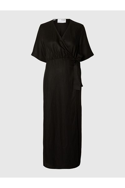 Selected Femme Wickelkleid Maxi
