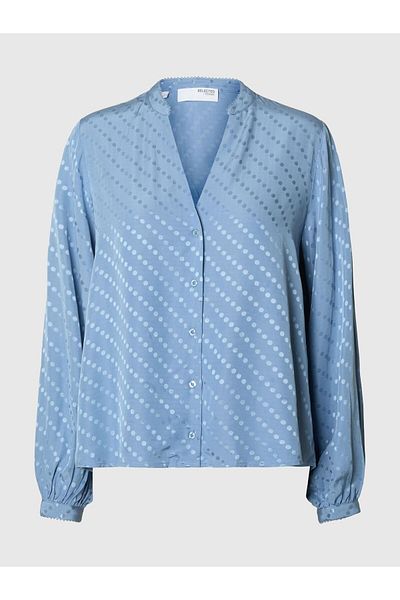 Selected Femme Langarmbluse Raffinierte