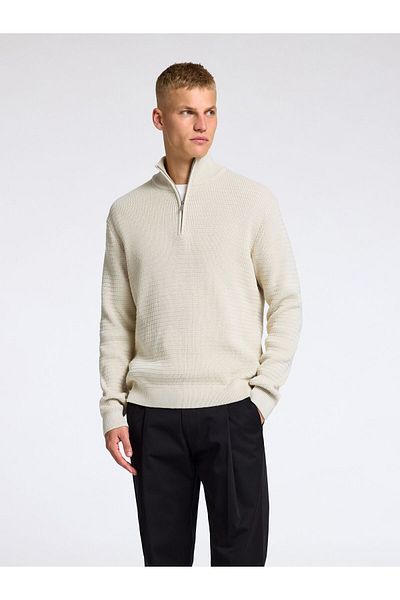 Selected Homme Half-zip Pullover Texturierter