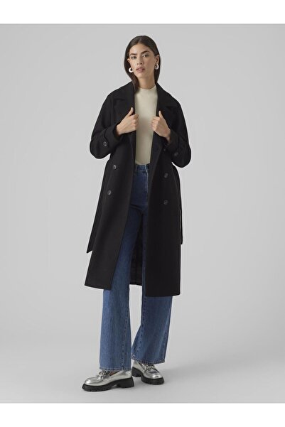 Vero Moda Γυναικείο Μεταβατικό Παλτό 10289870 Μαύρο