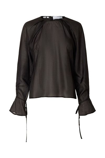 Selected Femme Langarmbluse Raffinierte