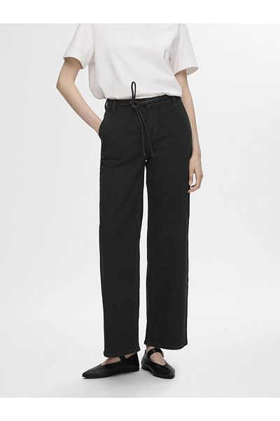 Selected Femme Wide Fit Jeans Mid Waist