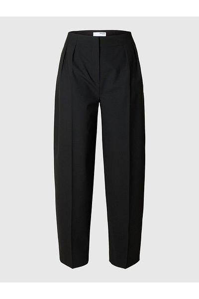 Selected Femme Barrel Fit Hosen High Waist