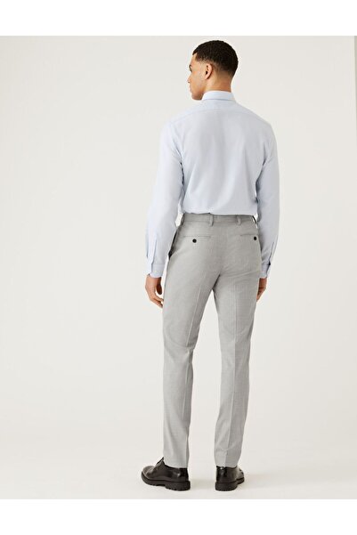 Marks & Spencer Slim Fit Ekose Desenli Pantolon