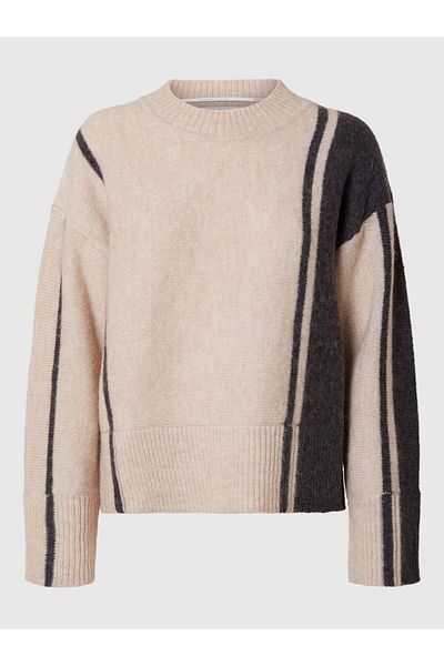 Selected Femme Pullover Gestreifter