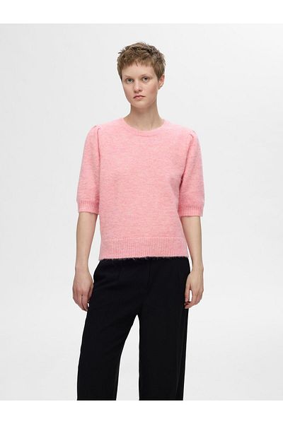 Selected Femme Strickoberteil Kurzarm