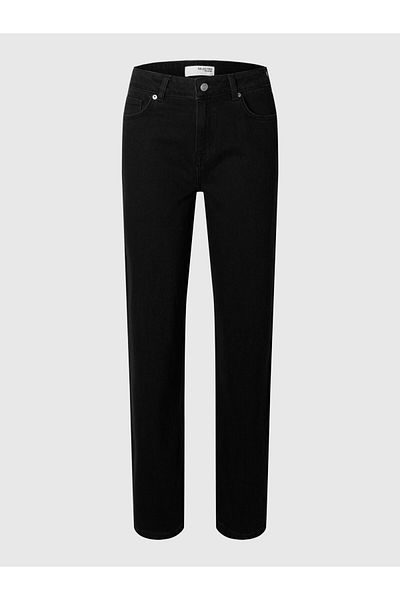 Selected Femme Straight Fit Jeans Schwarze