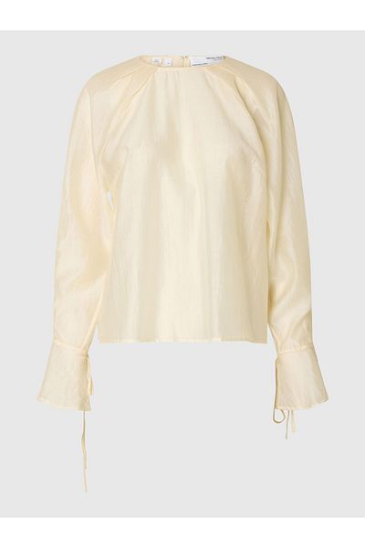 Selected Femme Langarmbluse Raffinierte