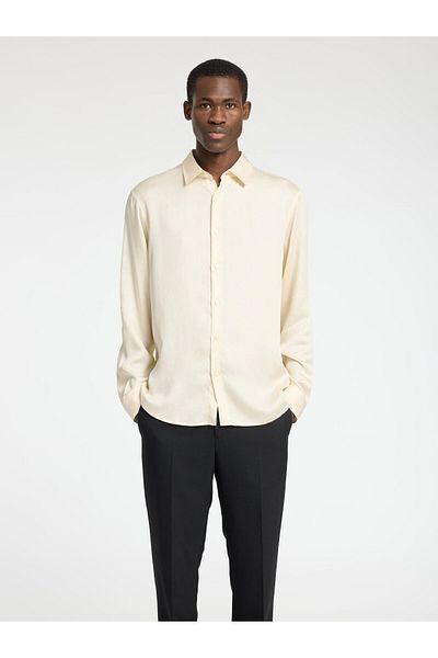 Selected Homme Satinbluse Relaxed Fit