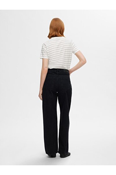 Selected Femme T-Shirt Gestreiftes Baumwoll