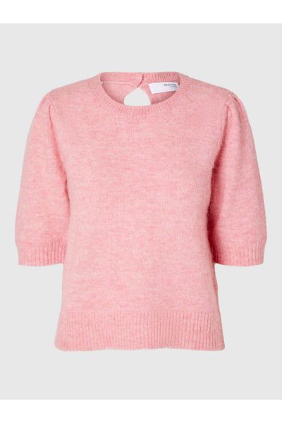 Selected Femme Strickoberteil Kurzarm