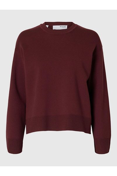 Selected Femme Pullover mit Rundhalsausschnitt Strick