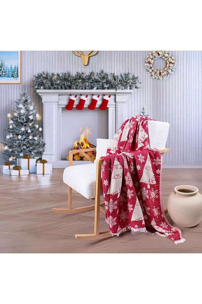 Befera Design Single Muslin Pique Bedspread - 100% Cotton, Jacquard, Tv Blanket 140X200