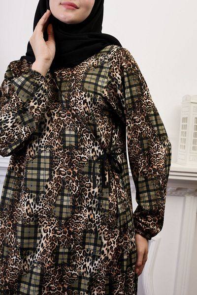 Kutay Collection Εποχιακό δεμένο γυναικείο φόρεμα προσευχής με διπλό στήθος Πρακτικό φόρεμα χιτζάμπ
