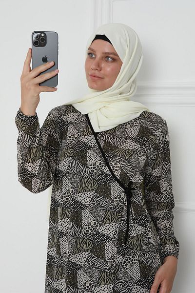 Kutay Collection Γυναικείο φόρεμα προσευχής - Εποχιακό, πλαϊνό δέσιμο, κατά του ιδρώτα και ντραπέ Ferace