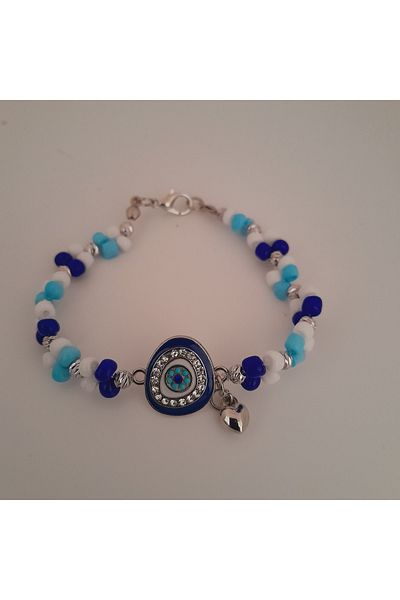 Minnoş Dükkan EVIL EYE BEADED BRACELET