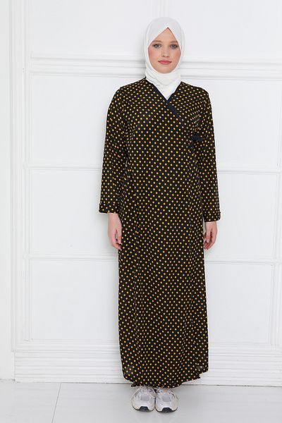 Kutay Collection Πλαϊνό δεμένο γυναικείο φόρεμα προσευχής Hijab
