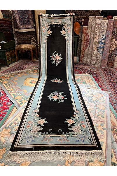 RD RAMAZAN DAĞ EL HALI SANATI El Dokuma Kabartmalı İpek Çin Halısıdır Ebat 31...