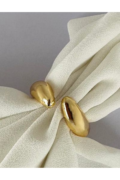 TAKIŞTIR Gold Color Metal Ring