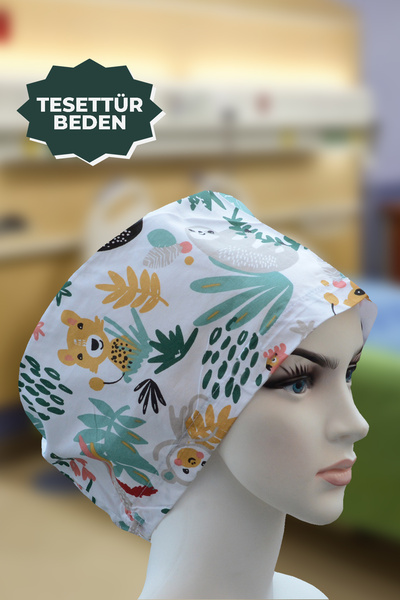 YİĞİTBAŞI 11 Doktor Hemşire Aşçı Cerrahi Bone Hastane Bone Iş Bandanası Pamuk...