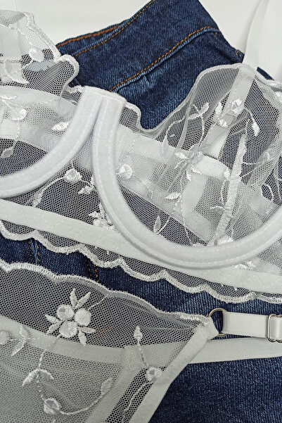 MILANOFOX Κέντημα με δαντέλα Underwire Brode Σουτιέν Στινγκ (Προίκα - Αγίου Βαλεντίνου - Πρωτοχρονιά)