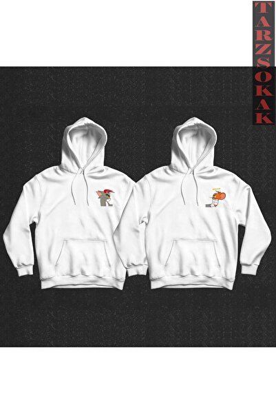 Tarzsokak Tom Ve Jerry Tasarımlı Çift Sevgili Kombinleri Couple Clothing Yeni...