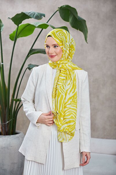 İpekhan Ethnic Galaxy Soft Shawl Πράσινο Φιστίκι 3042-03