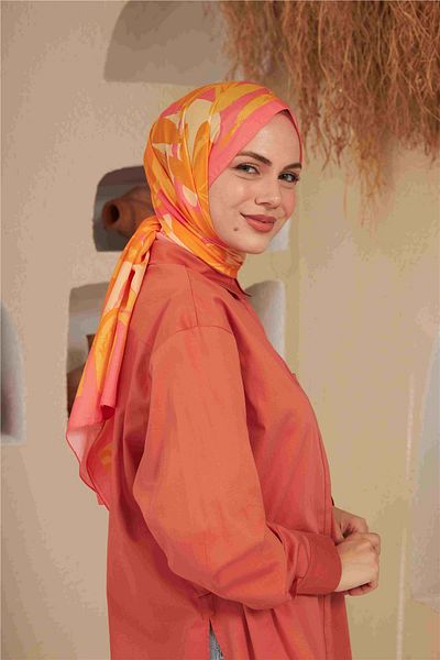 İpekhan Comfort Arya Shawl Coral 3028-14