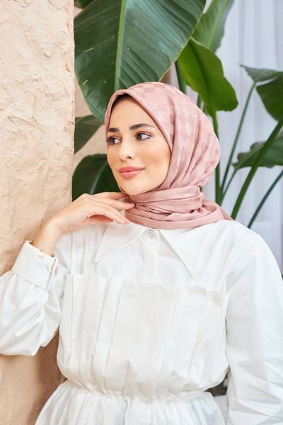 İpekhan Κασκόλ Ζακάρ Κασκόλ Dusty Rose 9900-21