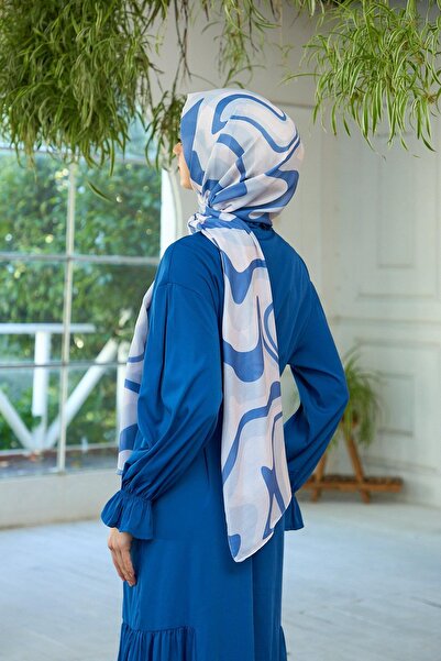 İpekhan Colecția Iștire de Vară Șal Moale Baby Blue 3044-08