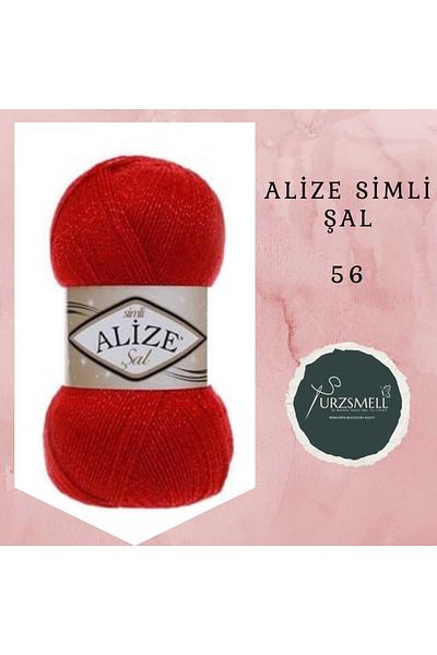 Alize Shawl Glitter Hand Knitting Thread (Single) 100 Gr460 MtClassic Knitting Thread, Cardigan, Booties, Sweater, Vest Knitting Thread