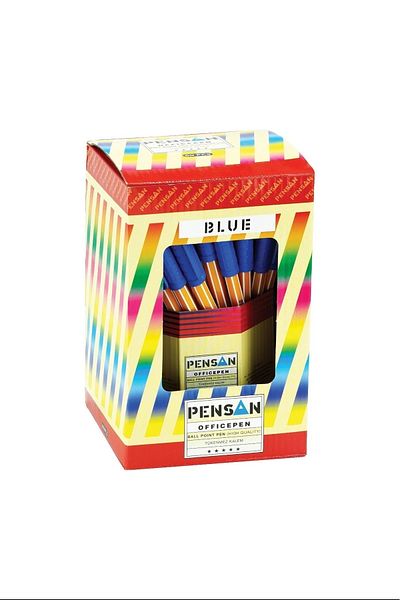 Pensan Ballpoint Pen Offispen 1 mm Blue 60's