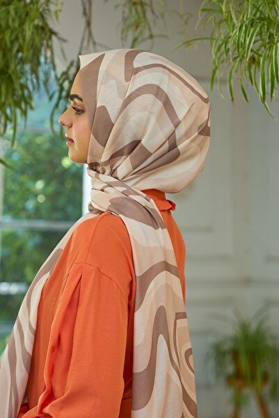 İpekhan Συλλογή Summer Sparkle Μαλακό σάλι Mink Brown 3044-14