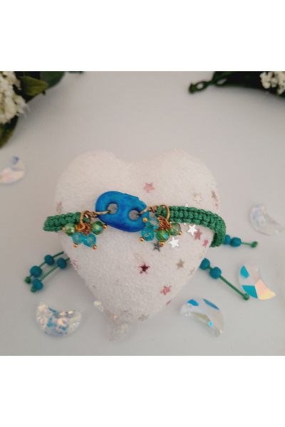Minnoş Dükkan Syriac Evil Eye Beaded Bracelet
